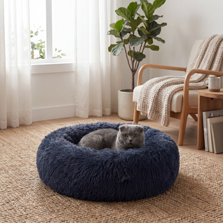Round Donut Cat Bed