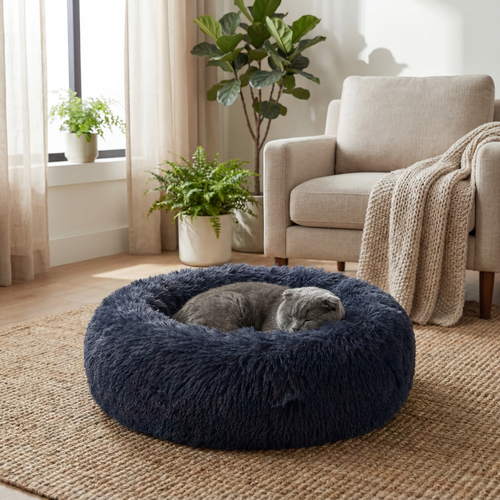 Round Donut Cat Bed