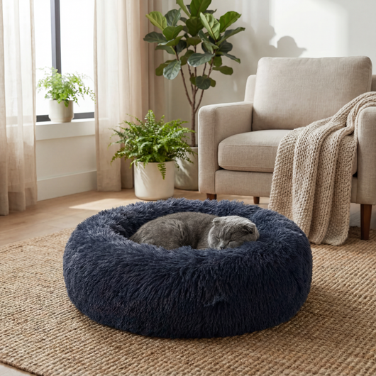 Round Donut Cat Bed